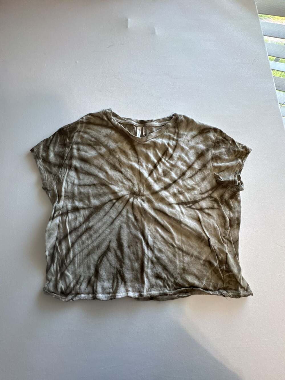 Comune Women's Spiral Tie-Dye Cropped T-Shirt